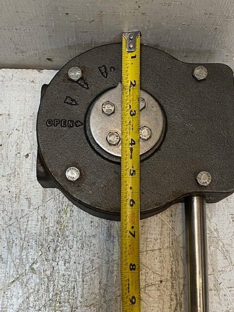 Butterfly Valve 7" x 6-1/4" x 2-1/2" 5-3/4" 19mm Shaft 29mm Bore