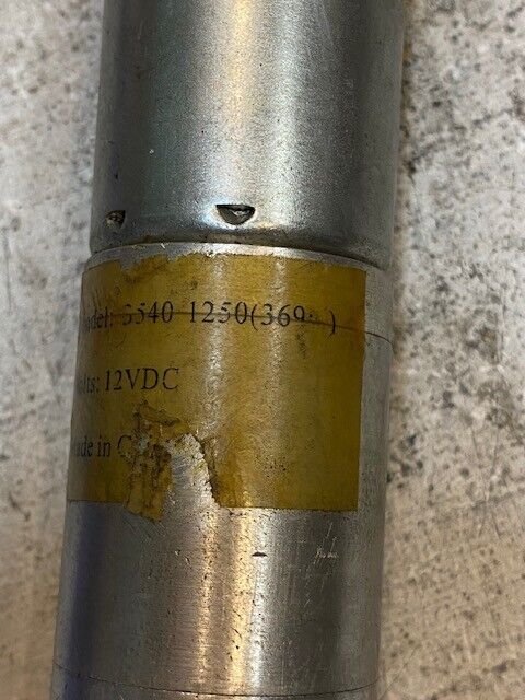 DC Motor Model 8540-1250 Volts 12VDC 5" Long 36mm OD