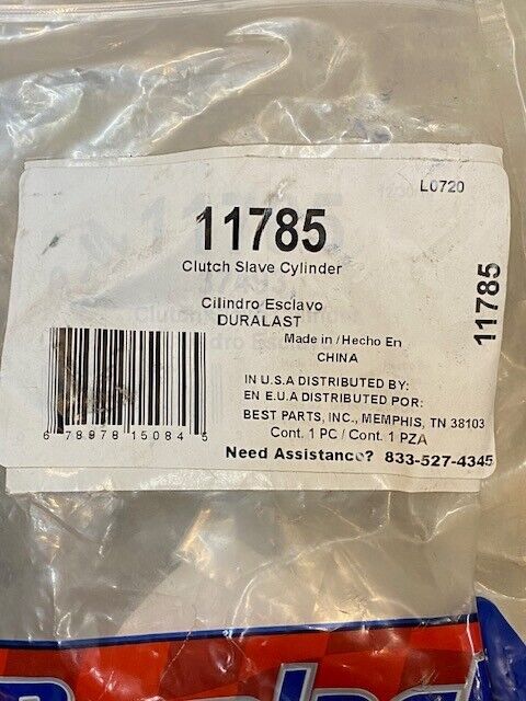 11 Quantity of Duralast 11785 CLutch Slave Cylinder (11 Quantity)