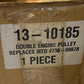 Double Engine Pulley Rotary Part 13-10185 Replaces MTD #756-0982B