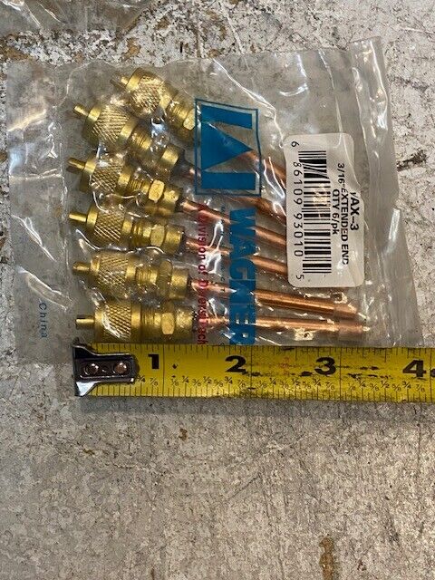 5 Quantity of Wagner VAX-3 3/16" Extended Ends 6-Pack (30 Pcs Total)