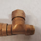 2 Qty. of Mueller Brass Service Tee 110 CTS Ends 3/4 x 3/4 x 1 | H-15381 (2 Qty)