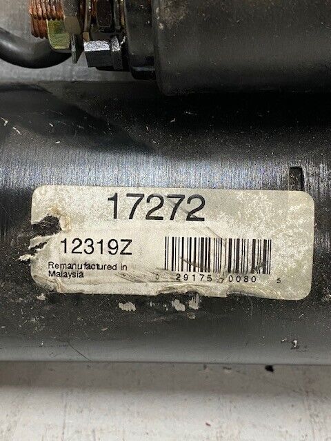 Starter Motor Remanufactured 17272, 12319Z