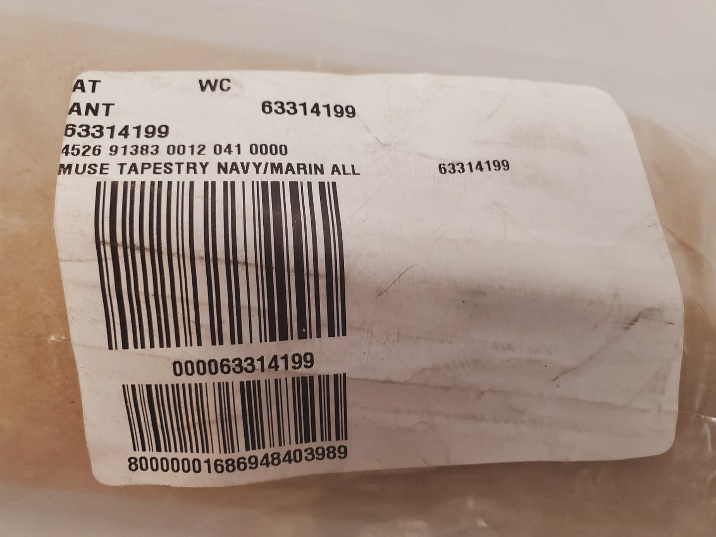 Muse Tapestry Navy/Marin All 63314199 - Damaged - A Section Is Cut - See Pics