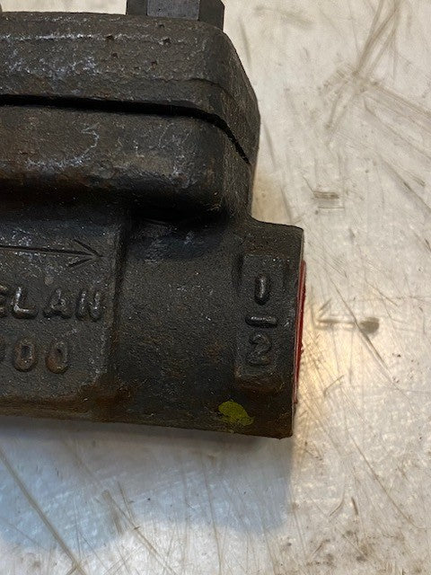 Velan S-2034B-02TY 1/2" Steel Threaded Piston Check Valve NPT 800 Body A105N