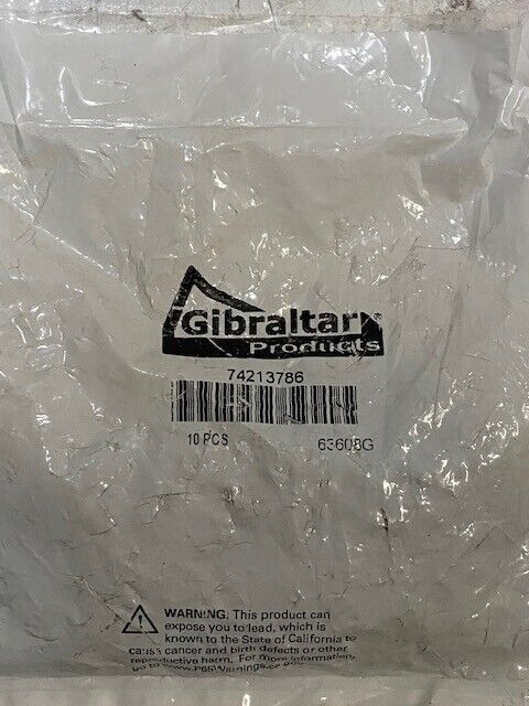 10PCS Gibraltar 74213786 63608G Hardened Steel Standard Flat Washers