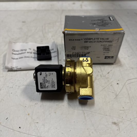 Parker Solenoid Valve 1/2 NP 08F25C2132ACFPH05 | Volts 120/60 110/50 Watts 11.0