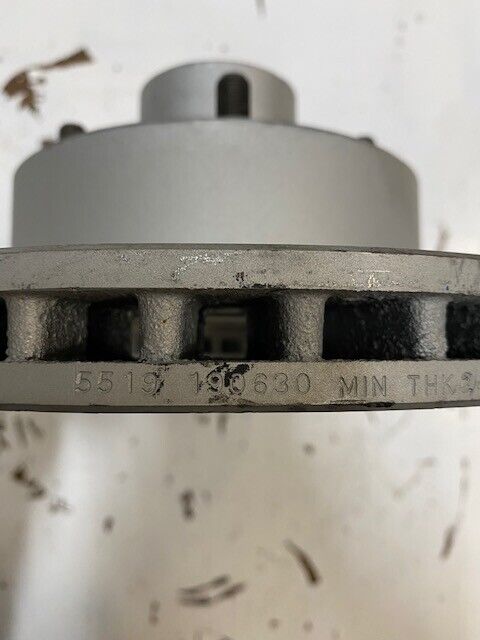 Lug Drilled & Slotted Brake Rotor 5519 190630 MIN THK 24.5MM