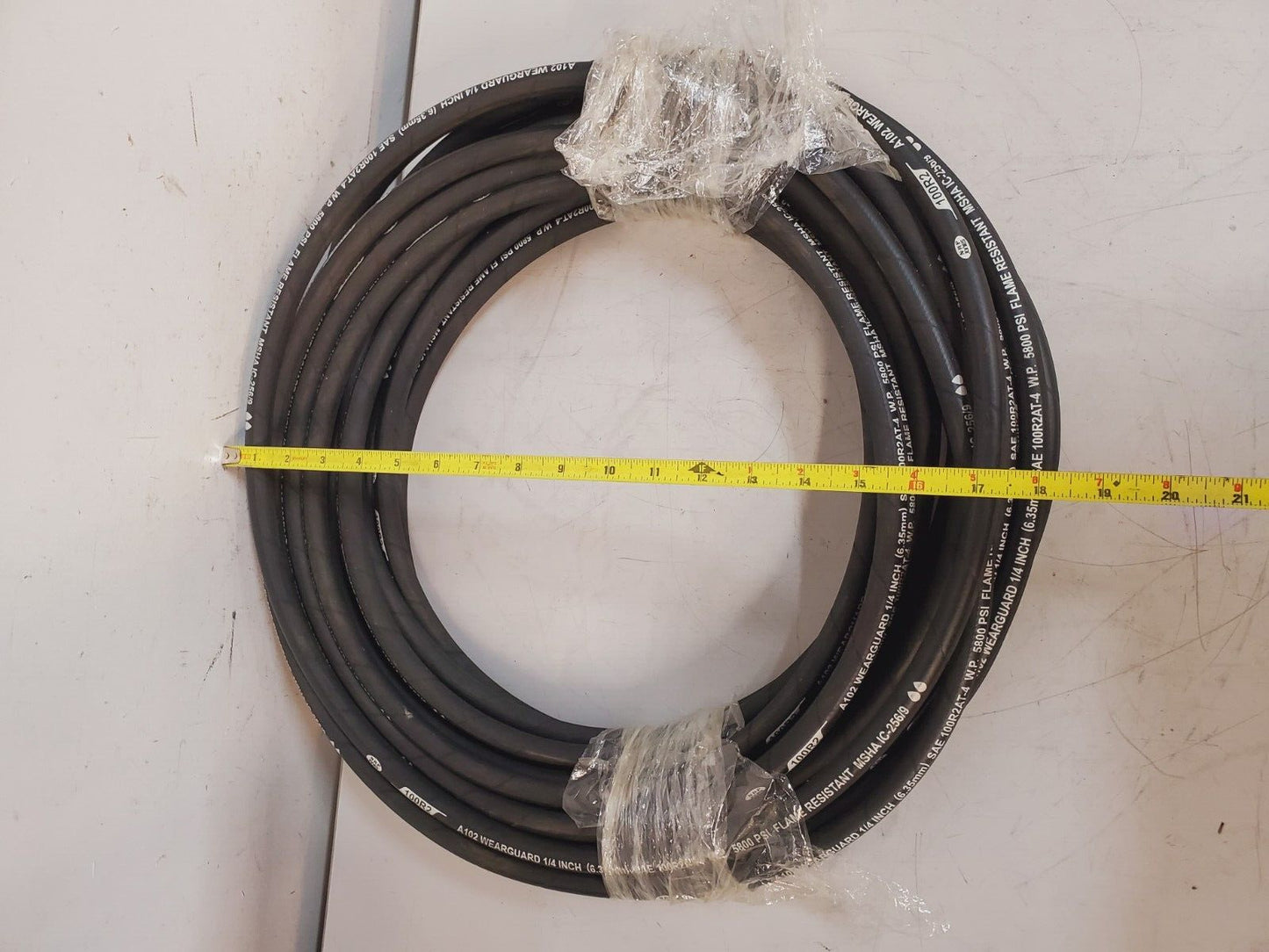 NRP Jones Hydraulic Hose 100R2 | SAE 100R2AT-4 | 5800PSI | Flame Resistant 50Ft