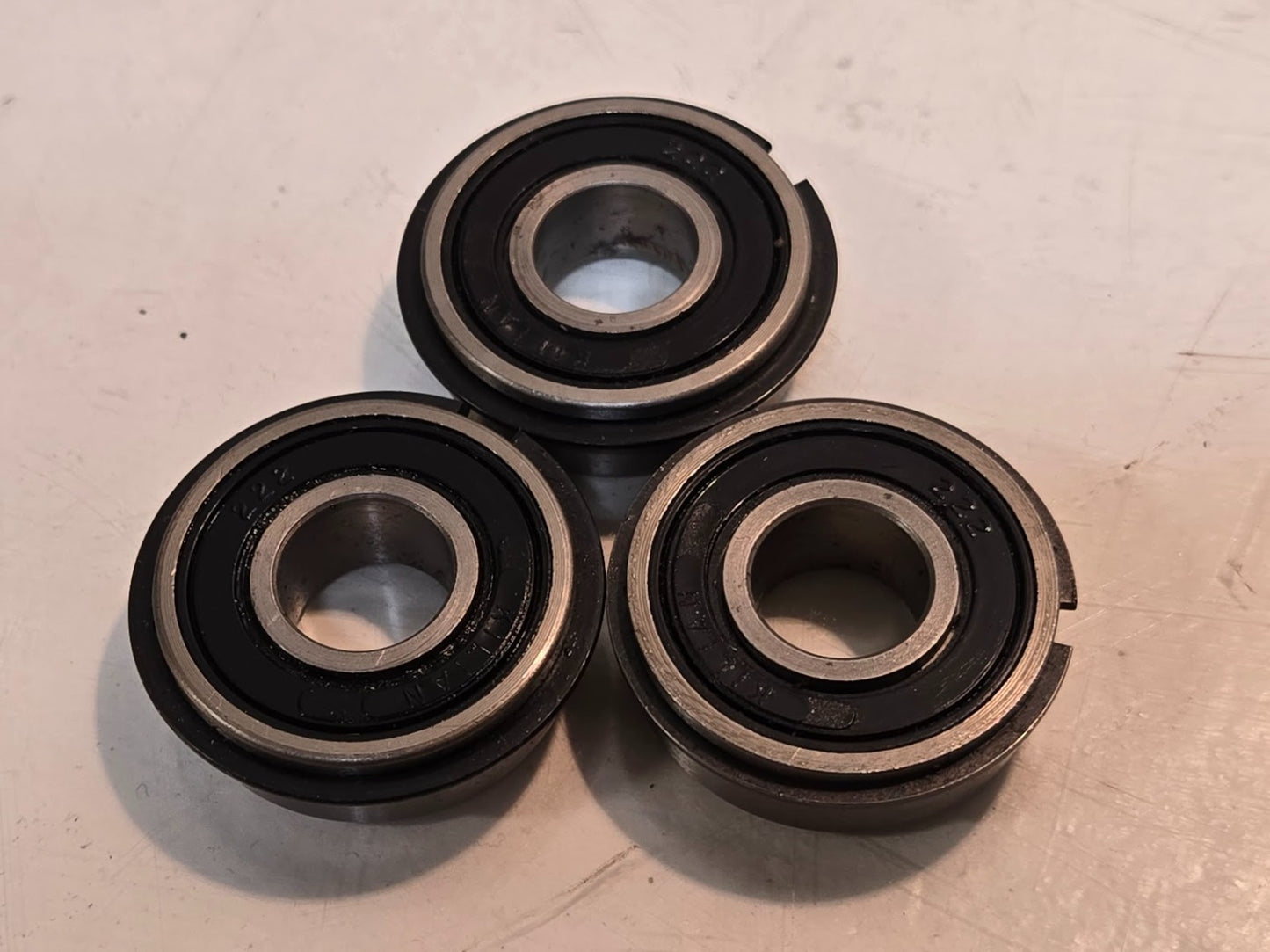 3 Quantity of Killian 222 Snap Ring Bearings | 1-3/8" OD x 9/16" Bore (3 Qty)
