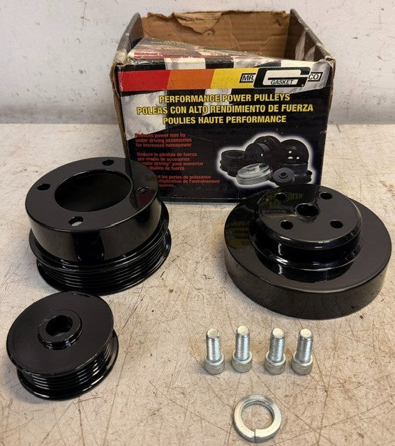 Mr. Gasket Co. Performance Power Pulley Kit 4759 Engine Accessory Drive System