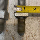 2 Quantity of Square Head Machine Bolts w/ Nuts 7/8" x 17" (2 Quantity)