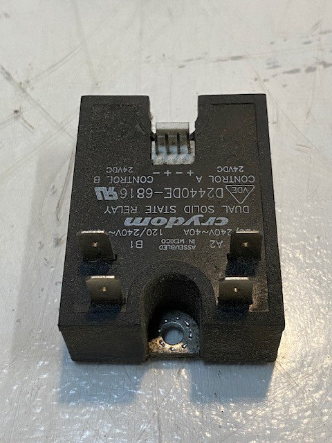 Crydom D2440DE-6816 Turbo Chef NGC-3005 Solid State Dual Voltage Relay USED