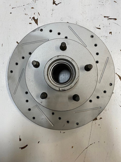 Lug Drilled & Slotted Brake Rotor 5519 190630 MIN THK 24.5MM
