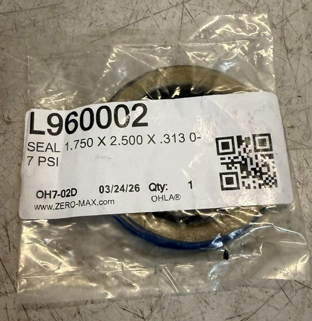 Zero Max L930002 Bearing Replacement Kit For Assemblies Requiring 900 0-7 PSI