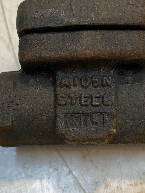 Velan S-2034B-02TY 1/2" Steel Threaded Piston Check Valve NPT 800 Body A105N