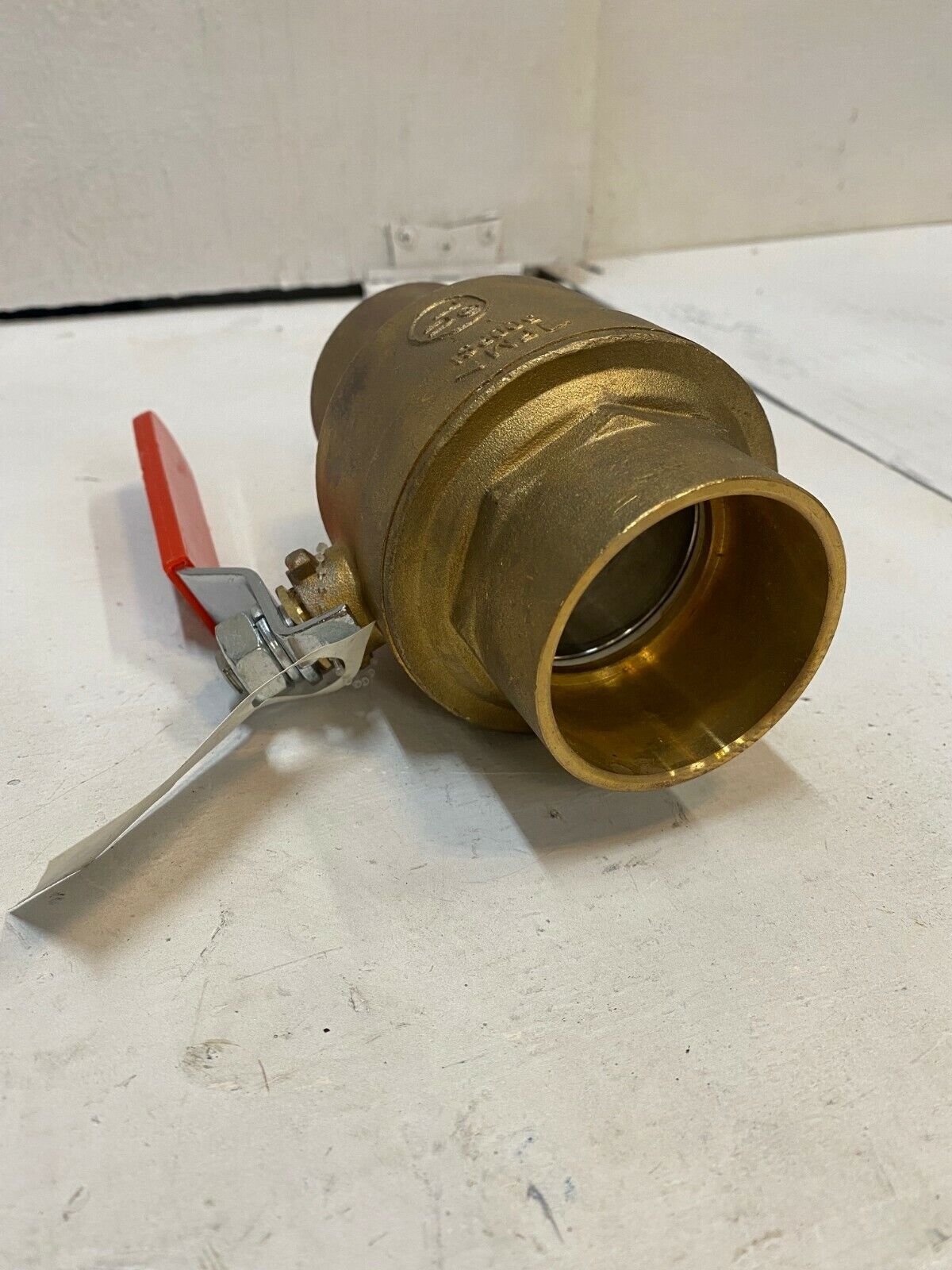 PlumbMaster 2" Full Port Brass Ball Valve 600 WOG Red Handle