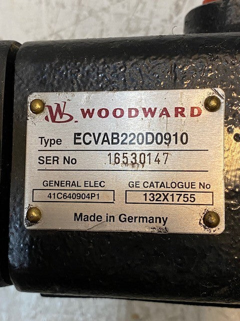 Woodward ECVAB220D0910 Locomotive Fuel Injection Pump GE 132X1755 | 41C640904P1