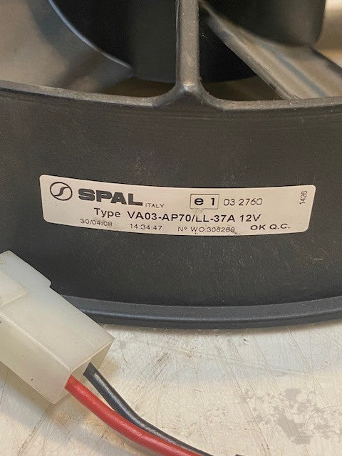 SPAL 11" 12V High Performance Cooling Radiator Fan Blower VA03-AP70/LL-37A *USED