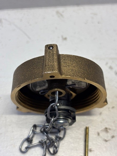 Heavy Duty Tethered Locking Fuel Tank Cap with Keys