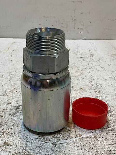 Large Crimp Coupling Hydraulic Hose Fitting PL A04000-32 OH 6-1/2" T 38mm Bore