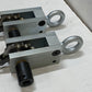 3 Qty of Manual Chain Hoists w/ Mounts 13" Chain (3 Quantity)