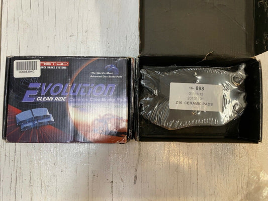 2 Evolution Clean Ride Ceramic Brake Pads Z16 16-898 | 20131101 (2 pack)