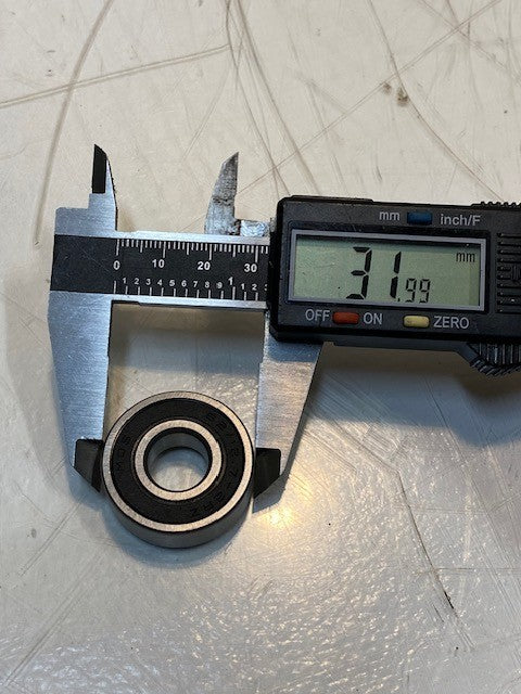 30 Quantity of MOS 62/12.7-2RZ Bearings 13x32x10mm (30 Quantity)