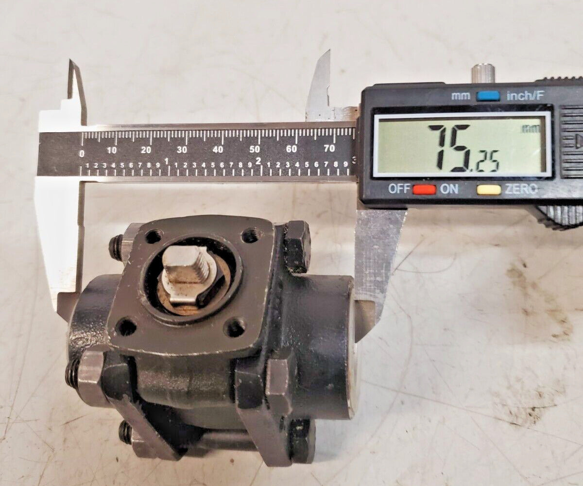 Mecafrance 3/4" Stainless Steel Ball Valve 1500PSI | SRS56HTT | SRS 56HTT