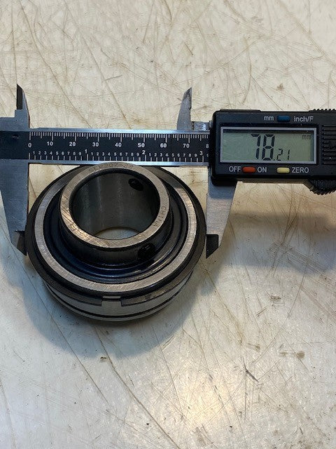 FS Bearing Units SER207-22 Insert Ball Bearing Snap Ring with Setscrew Locking
