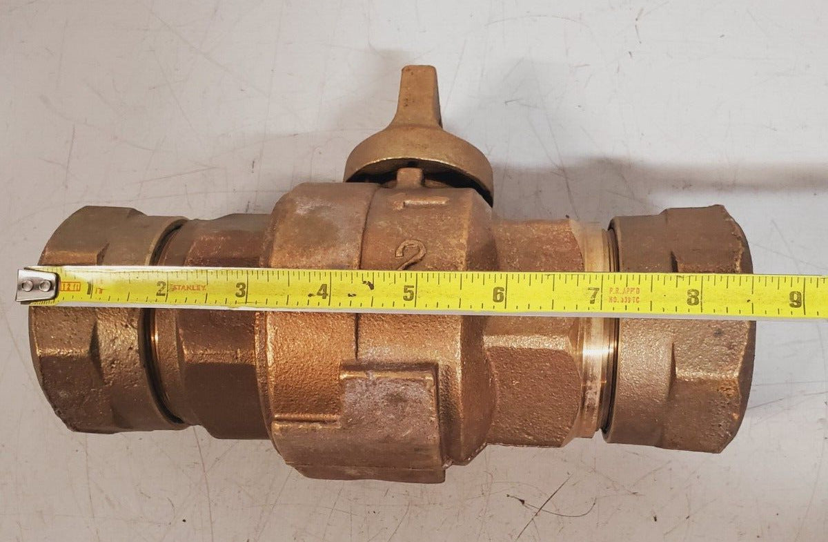 Cambridge Waterworks Brass Meter Valve 2"