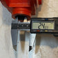 Wesco Industrial Hand-Operated Red Rotary Drum Transfer Pump Section Piece