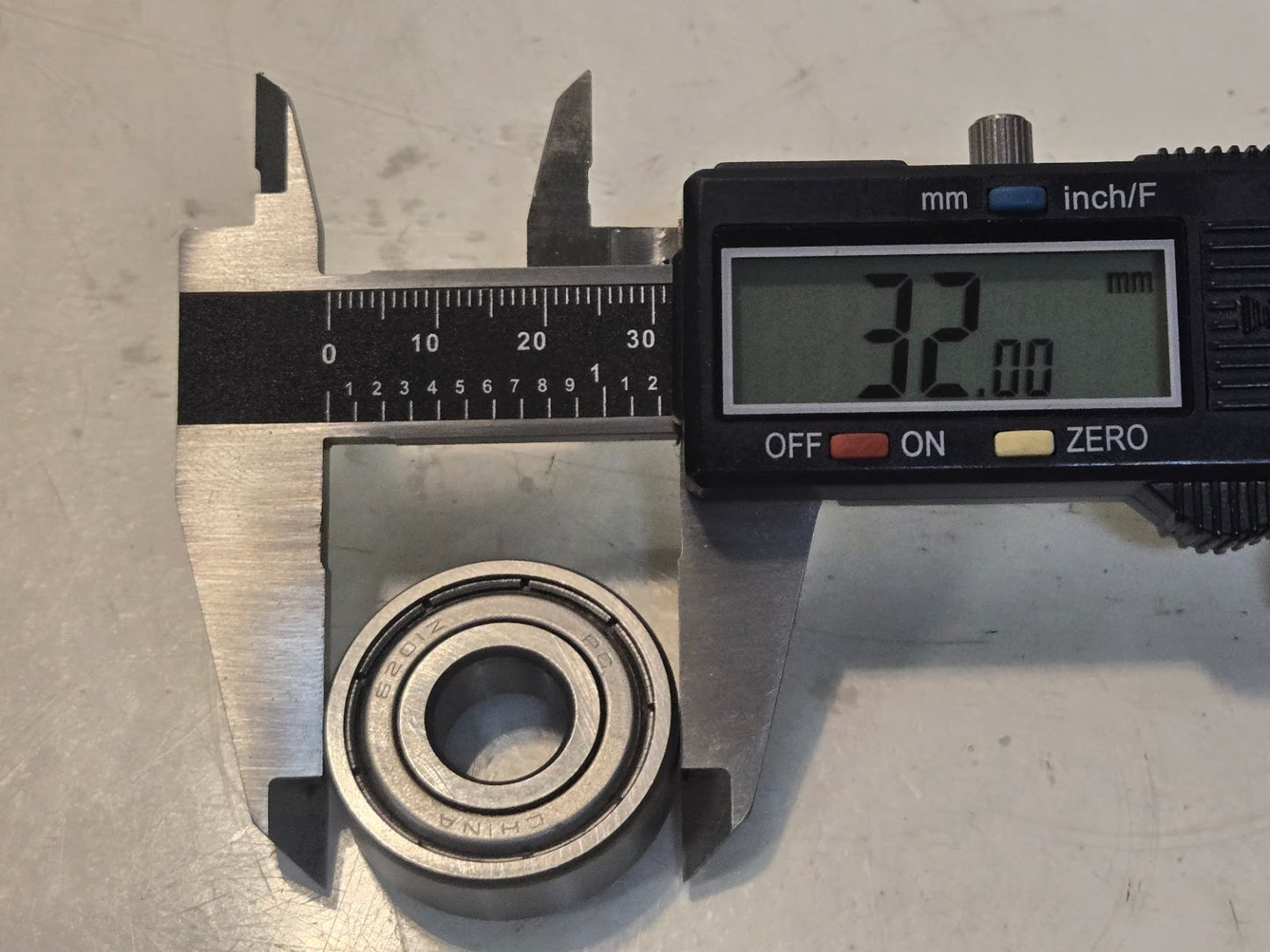 10 Quantity of PC Metal Shielded Ball Bearings 6201Z | 32 mm OD (10 Qty)