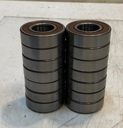 14 Quantity of WBD Deep Groove Ball Bearings B10-41D 20x42x12mm (14 Quantity)