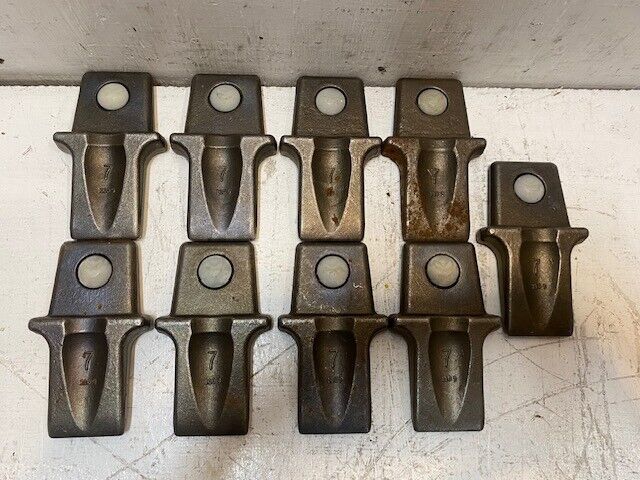 9 Quantity of Auger Teeth 1109 #7 4-1/2" Long 2-5/8" Wide (9 Quantity)