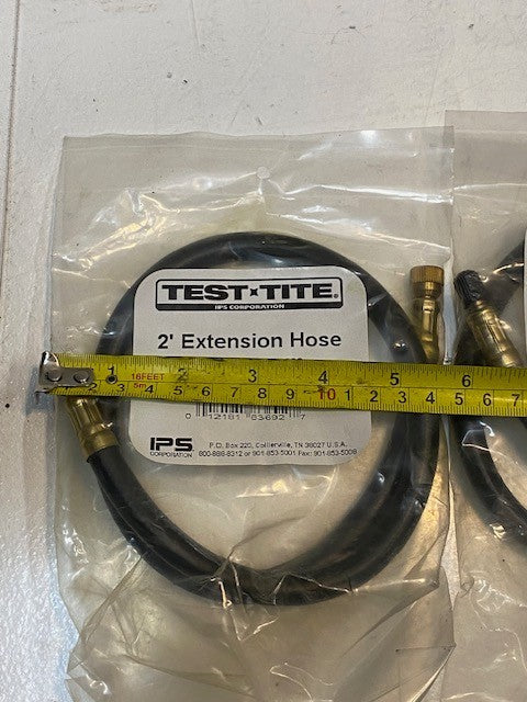 4 Quantity of IPS Test-Tite 2' Extension Hoses 83692 (4 Quantity)