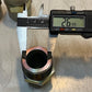 4 Qty of Hydraulic Triple-Lok Flare Adapters 2-3/8" L 41mm Thread 27mm ID -4 Qty