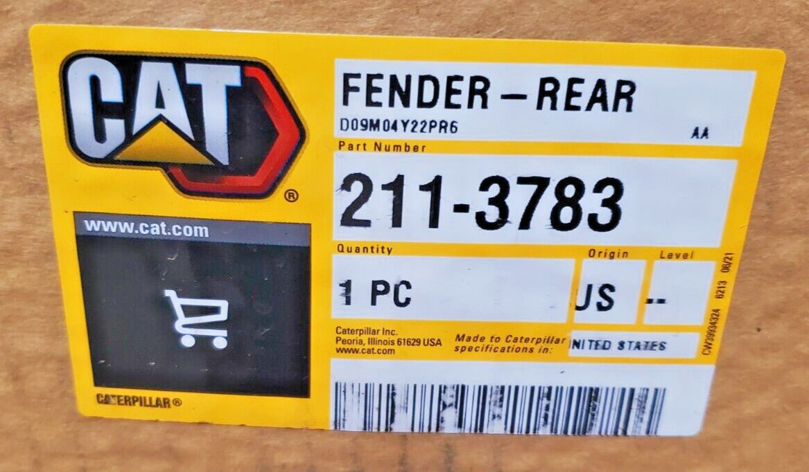 Cat Fender-Rear 211-3783 | 2113783 | D09M04Y22PR6