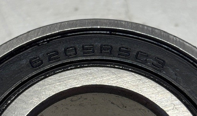 6 Quantity Enduro Single Row Ball Bearing 52x25x15mm | 6205RSC3 (6 Quantity)