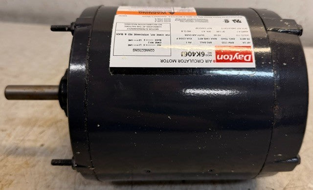 Dayton Air Crculator Motor 6K406J Heavy-Duty AC Electric Motor Commercial Fans