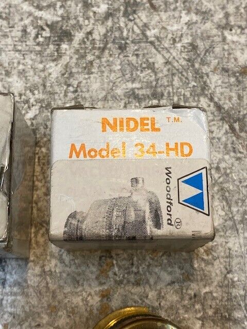 2 Qty of Woodford Nidel Brass 34HD-BR Vacuum Breaker B64.2 125Psi 1011 (2 Qty)