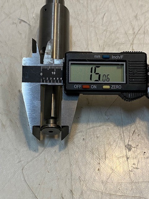 Injector Plunger and Barrel Assembly I-12-99 | 5" Long 15mm End 27mm OD 17mm End