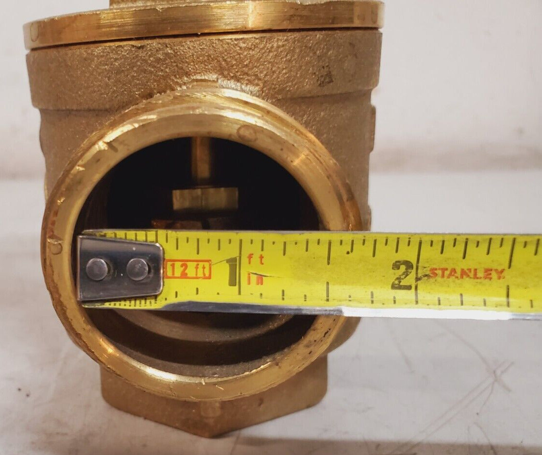 BH 1-1/2" NPT 300 Brass Threaded Fire Hose Valve | Listed 37WL