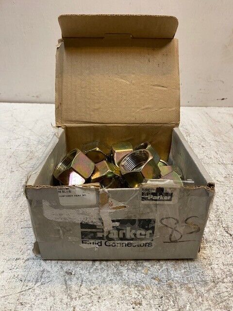 23 Quantity of Parker Fluid Connectors Seal-Lok-S Nuts 16BL-S (23 Quantity)