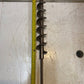 Metal Conveyor Screw Auger Shaft Industrial Part 6-Spirals 18" Long 2-1/4" Dia.