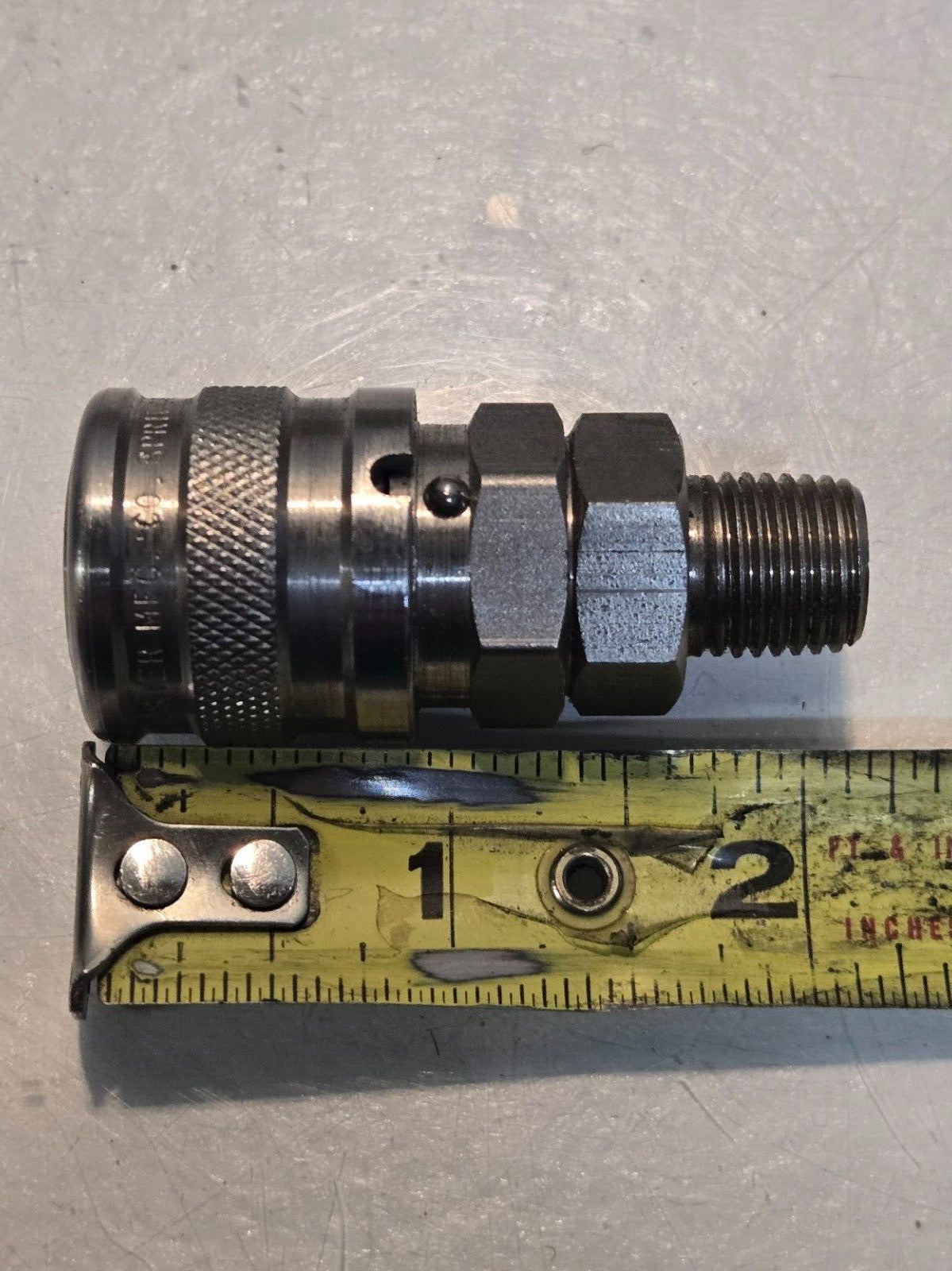 Foster 310S/S Stainless Steel 1/4" Quick Connect Coupling 1/4" Male Pipe Thread