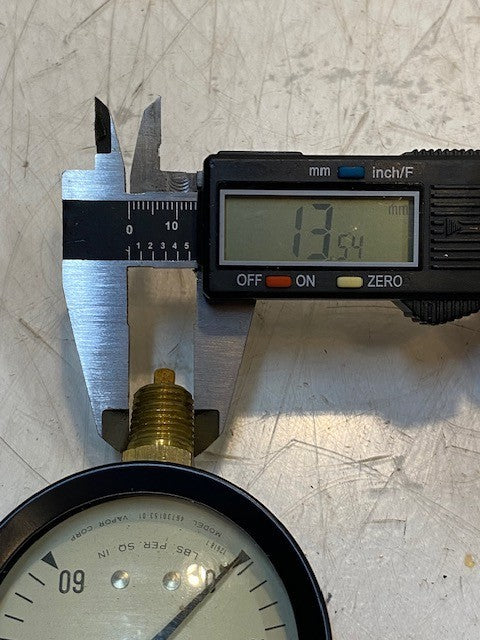 Vapor Corp. Pressure Gauge Lbs. Per Sq. Inch 0-60 Model 46730153-01