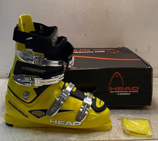 Head High Performance Yellow Ski Boots Worldcup M-102 MP290 Size 29.0 | 290-295