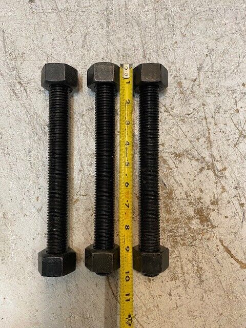 3 Qty of Ornamental Wood Ties Concrete Post & Beam Bolts & Nuts 1" x 10" (3 Qty)