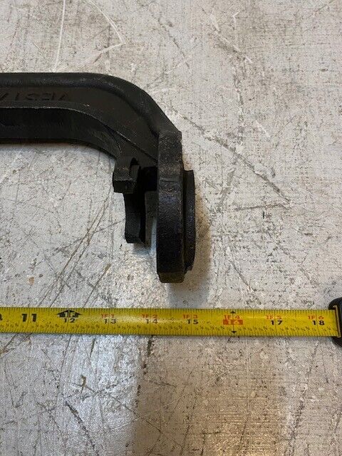 Vestal MFG 1" Cast Iron Water Meter Yoke Bar 15" Long w/ 1 Notch